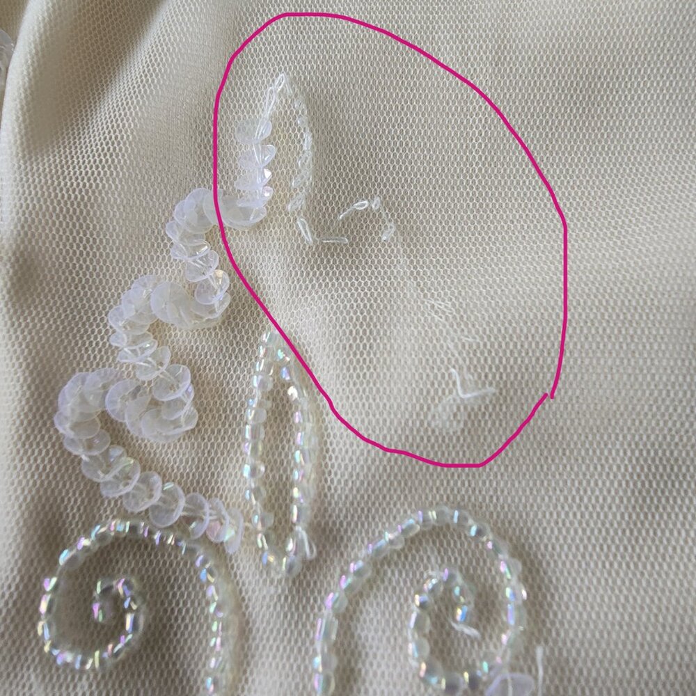 Pisarro Nights Beaded Cocktail/ Wedding/Holiday Dress Size 6 - Picture 14 of 15